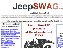 Tablet Screenshot of jeepswag.com